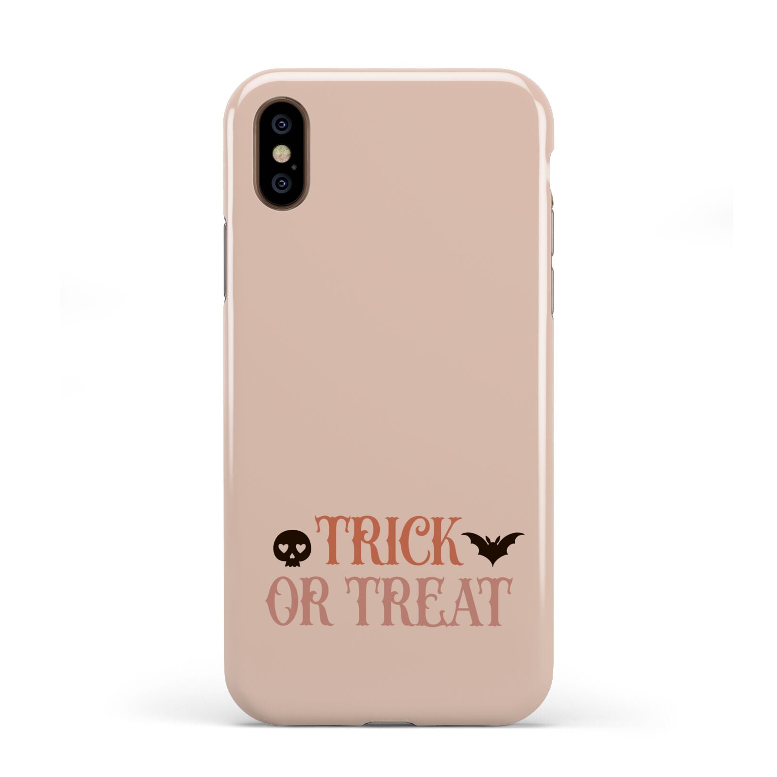 Halloween Trick or Treat Apple iPhone XS 3D Tough