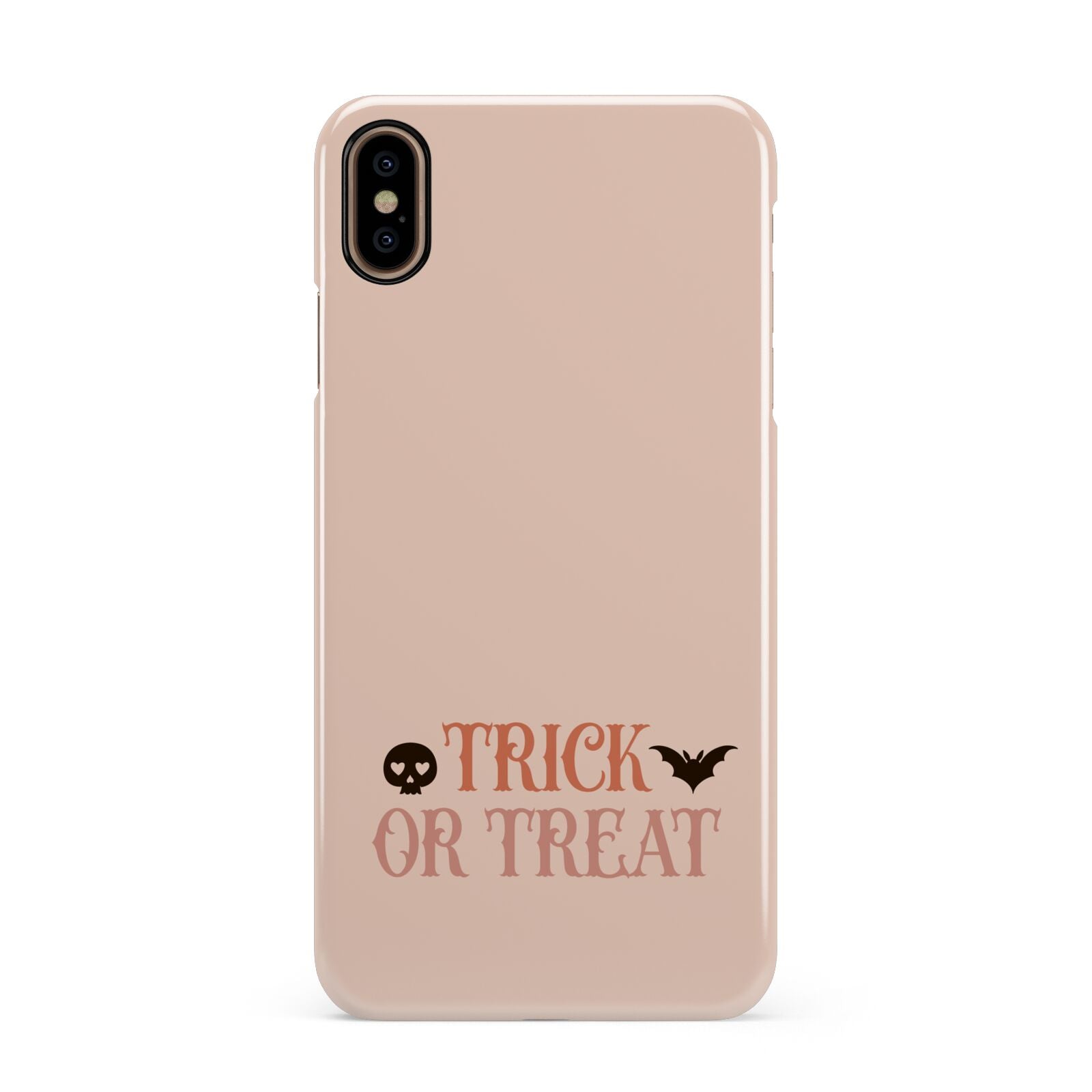 Halloween Trick or Treat Apple iPhone Xs Max 3D Snap Case