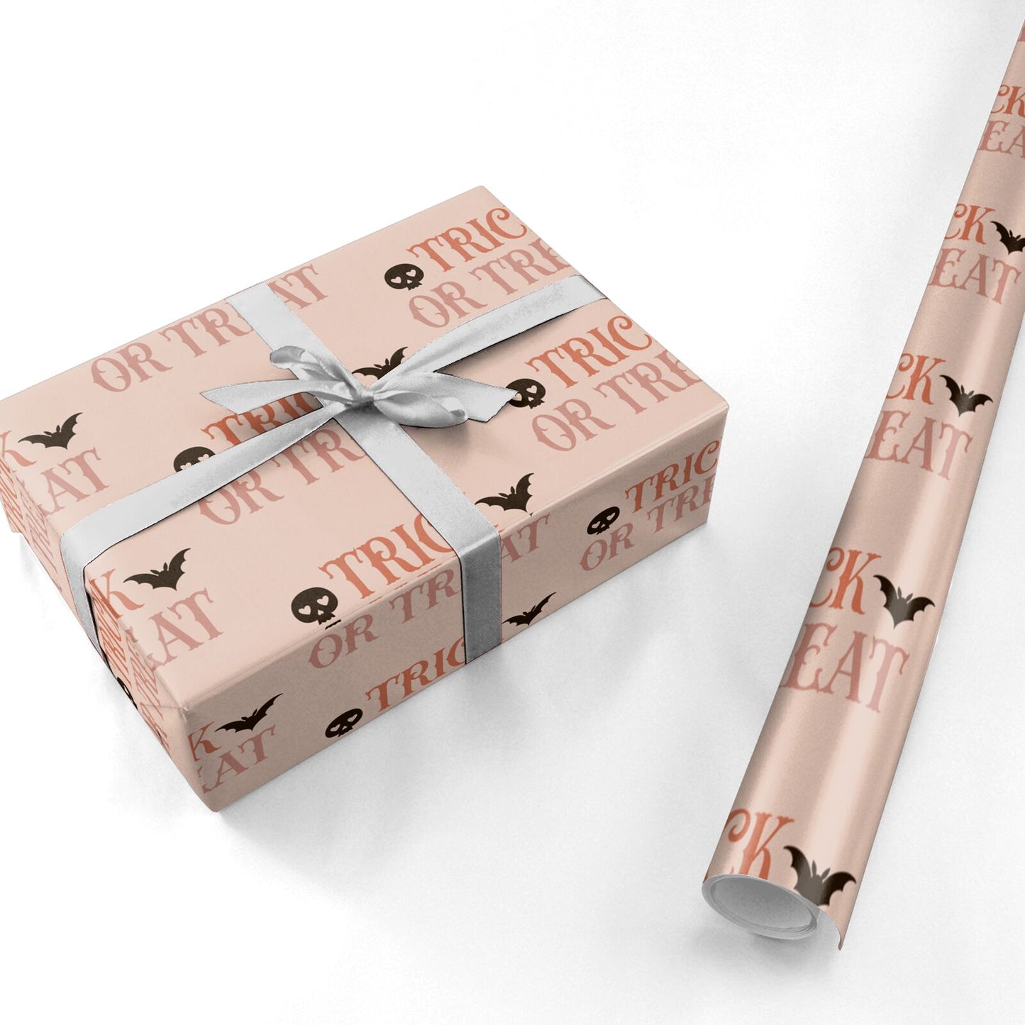 Halloween Trick or Treat Personalised Wrapping Paper