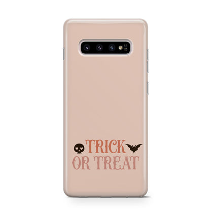 Halloween Trick or Treat Samsung Galaxy S10 Case