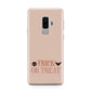Halloween Trick or Treat Samsung Galaxy S9 Plus Case on Silver phone