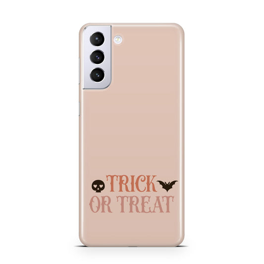 Halloween Trick or Treat Samsung S21 Plus Phone Case