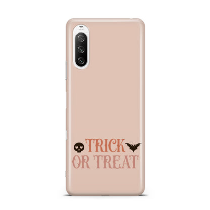 Halloween Trick or Treat Sony Xperia 10 III Case