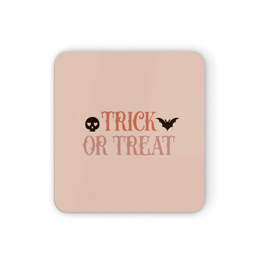 Halloween Trick or Treat Square Coaster