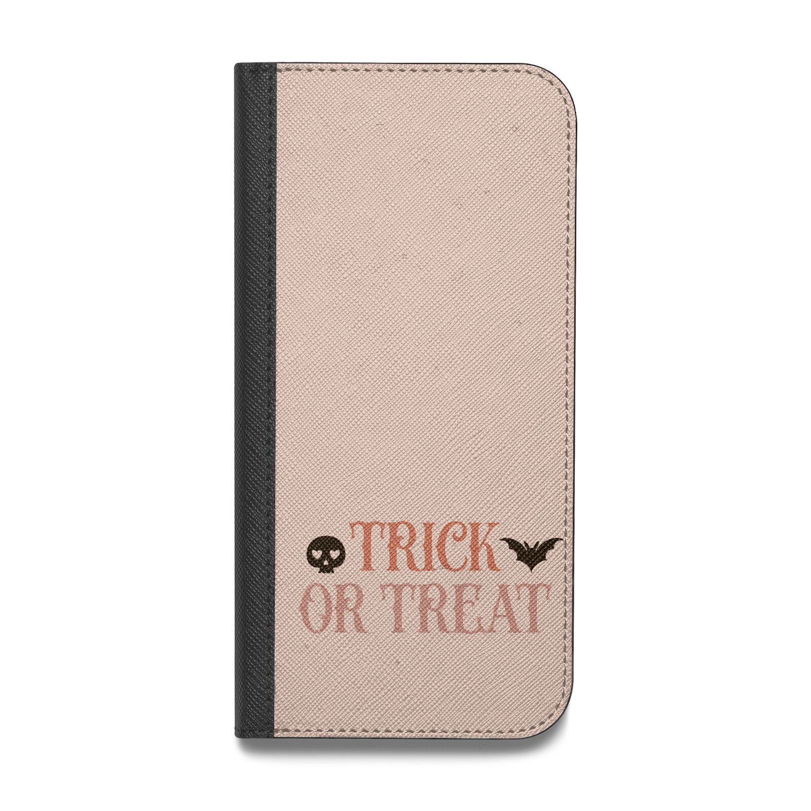Halloween Trick or Treat Vegan Leather Flip iPhone Case