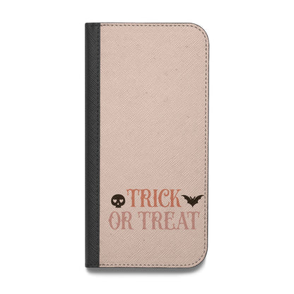 Halloween Trick or Treat Vegan Leather Flip iPhone Case