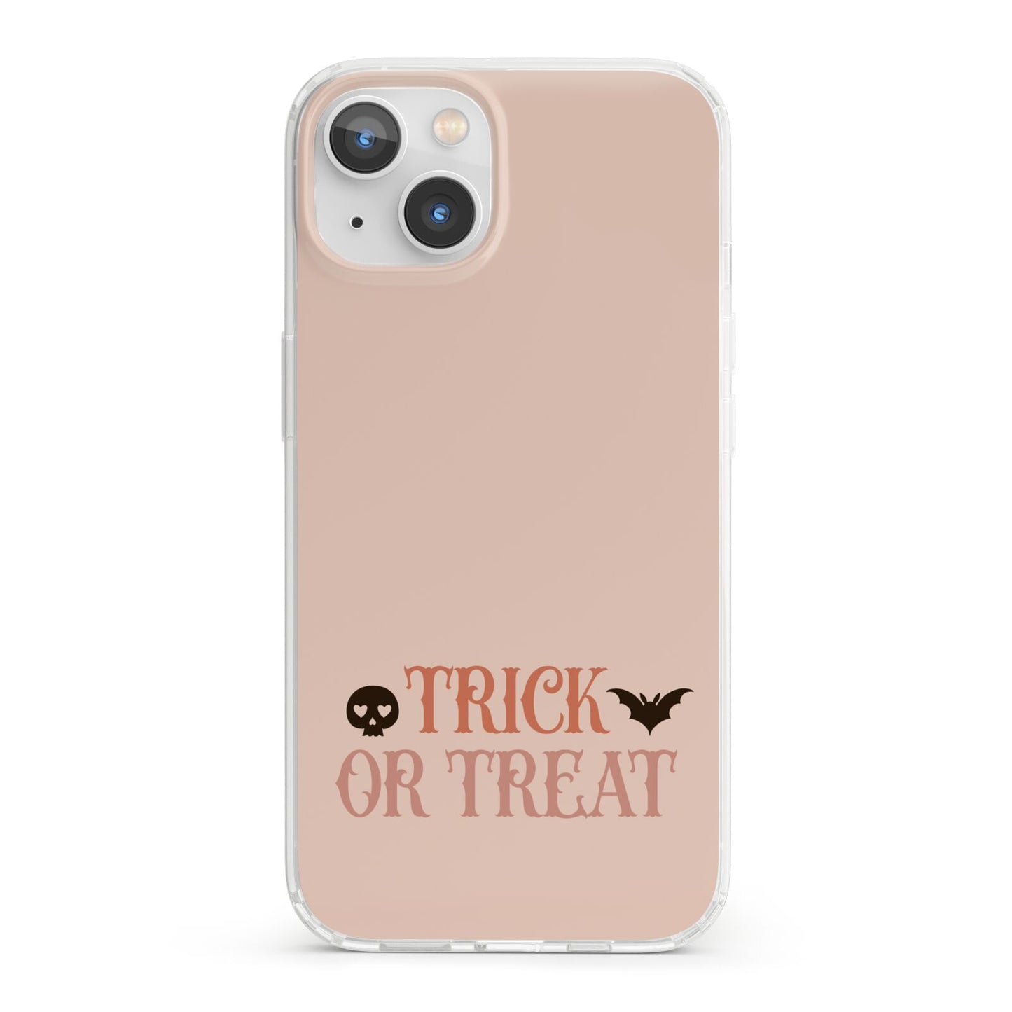 Halloween Trick or Treat iPhone 13 Clear Bumper Case