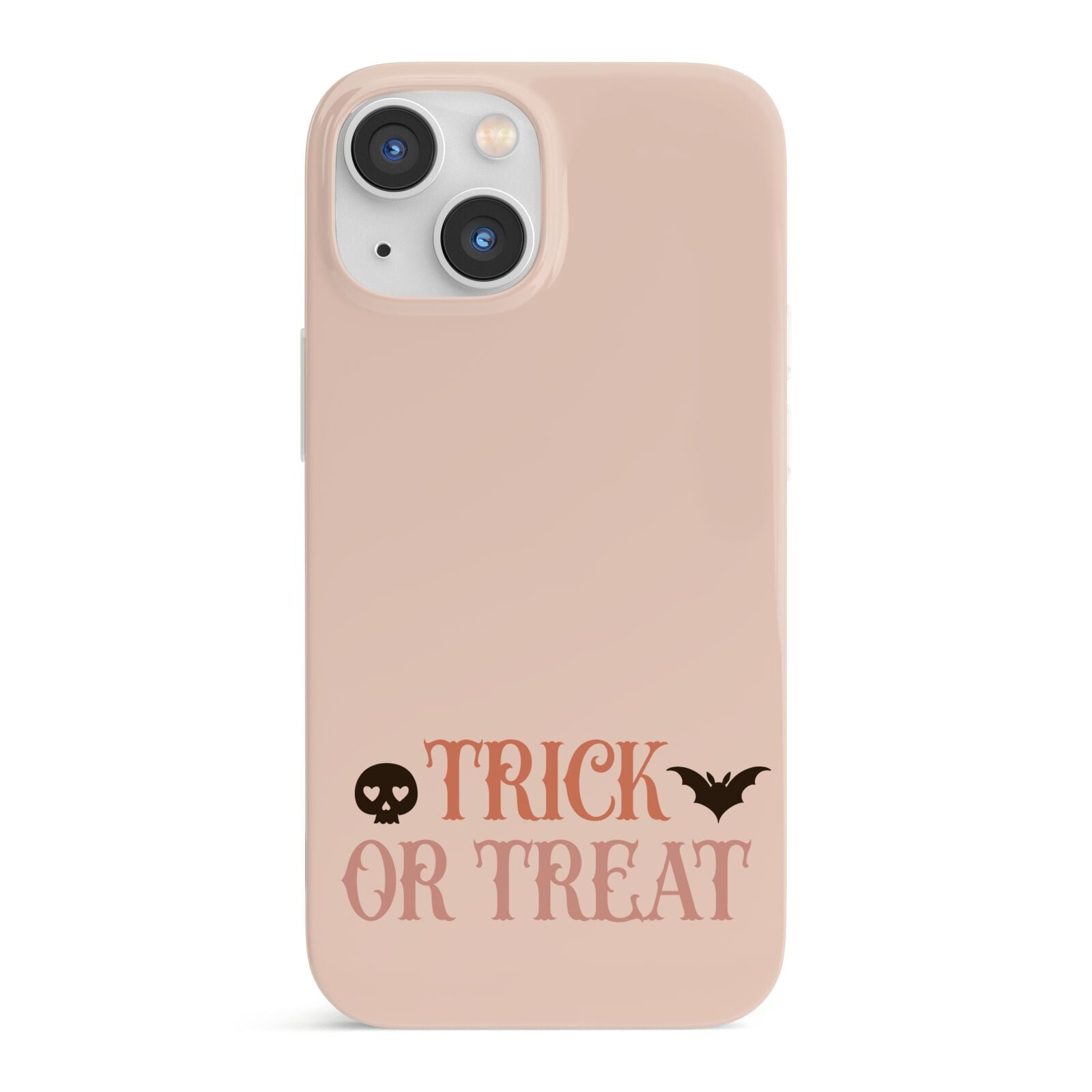 Halloween Trick or Treat iPhone 13 Mini Full Wrap 3D Snap Case
