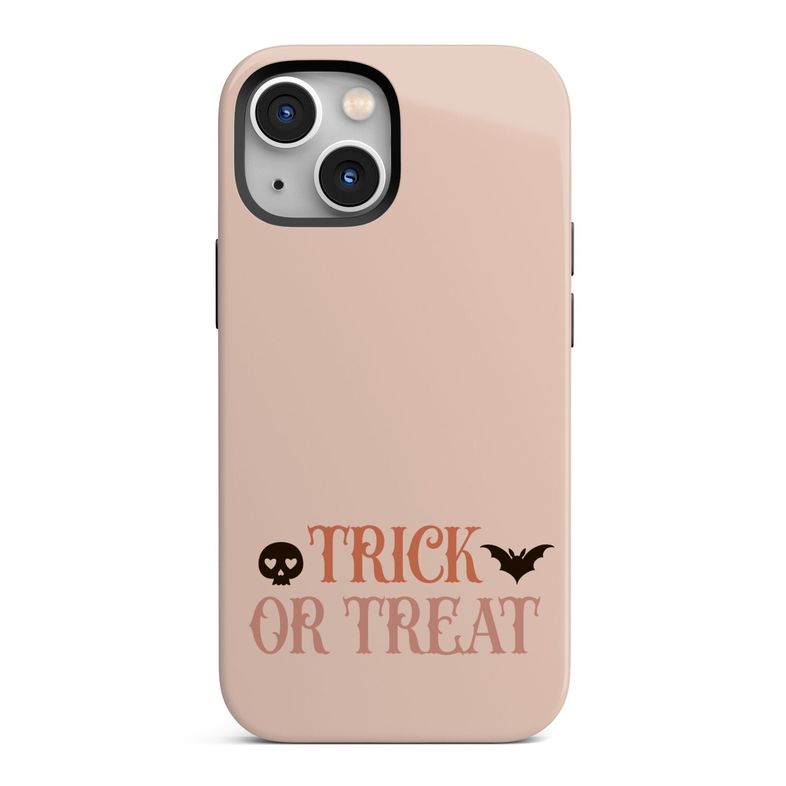 Halloween Trick or Treat iPhone 13 Mini Full Wrap 3D Tough Case