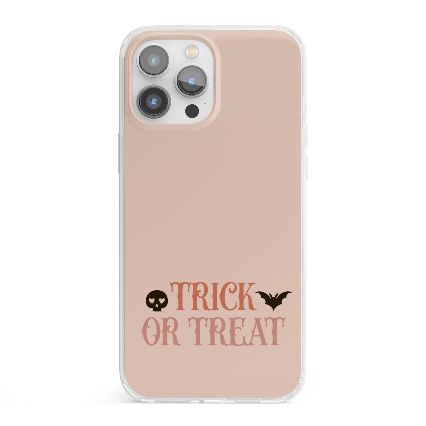 Halloween Trick or Treat iPhone 13 Pro Max Clear Bumper Case