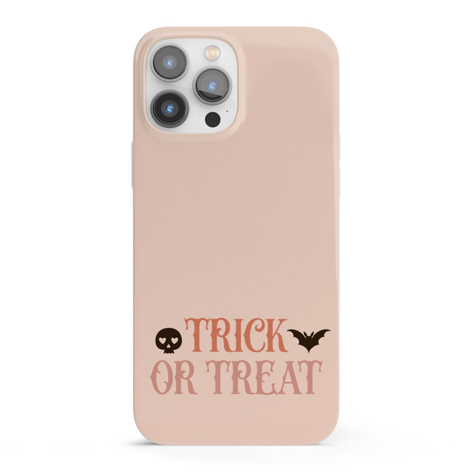 Halloween Trick or Treat iPhone 13 Pro Max Full Wrap 3D Snap Case