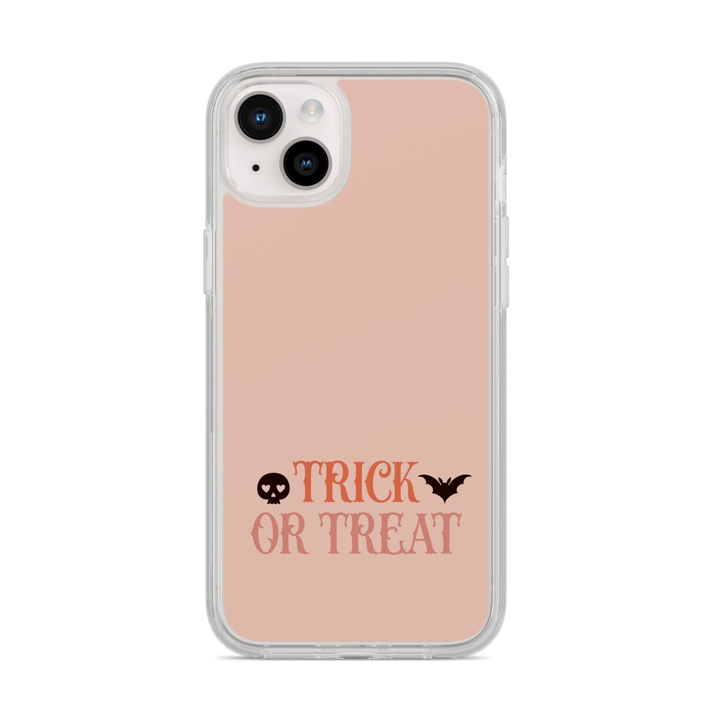 Halloween Trick or Treat iPhone 14 Plus Clear Tough Case Starlight