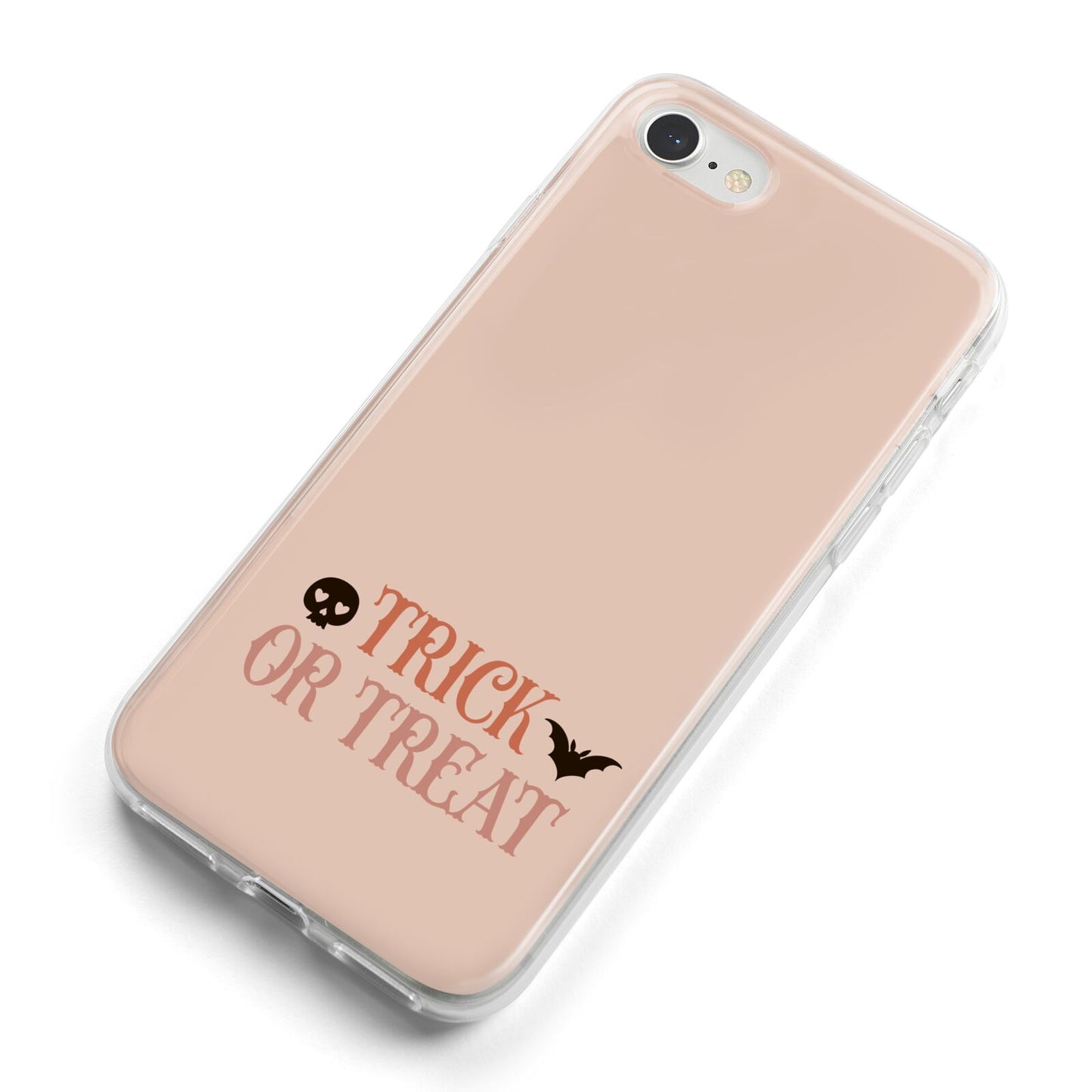 Halloween Trick or Treat iPhone 8 Bumper Case on Silver iPhone Alternative Image