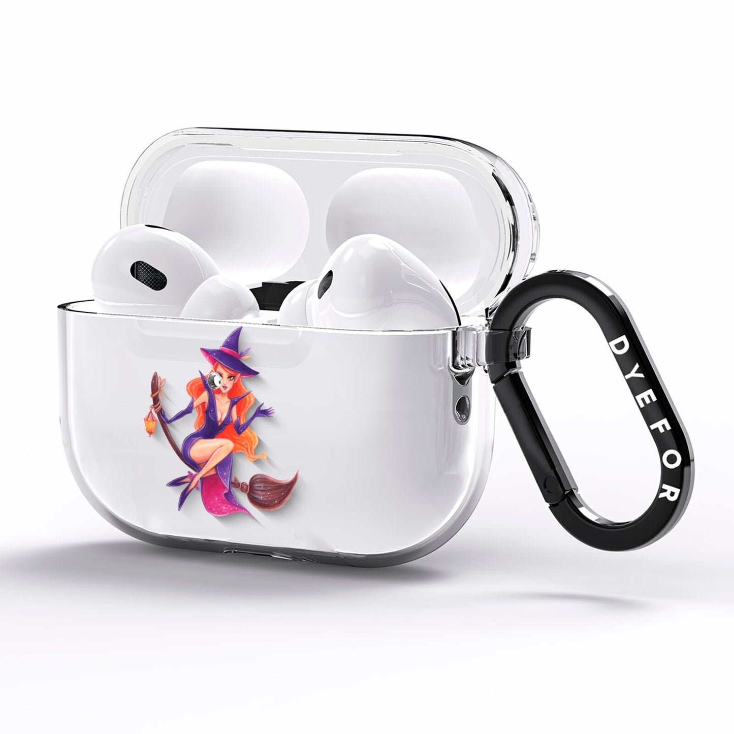 Halloween Witch AirPods Pro Clear Case Side Image