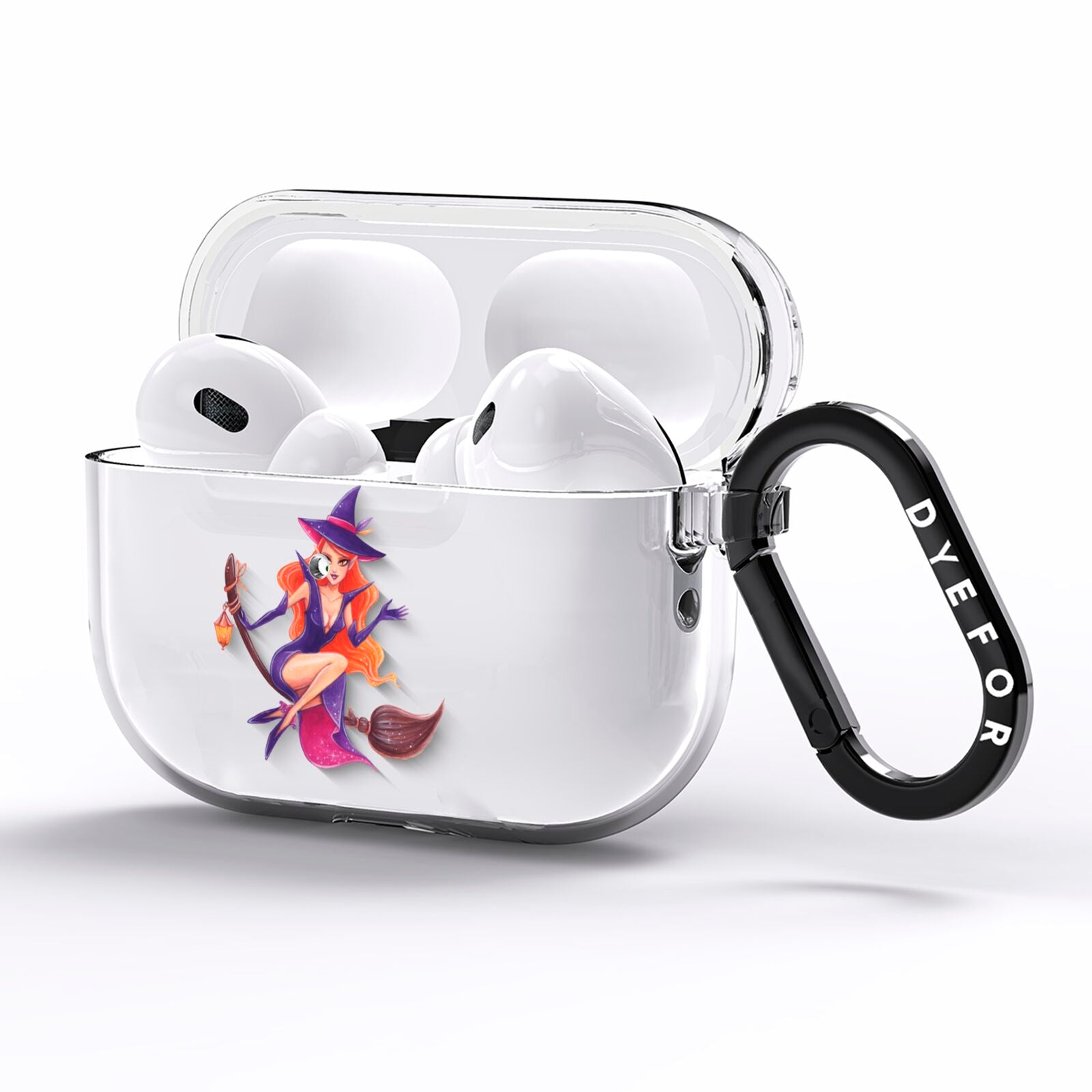 Halloween Witch AirPods Pro Clear Case Side Image