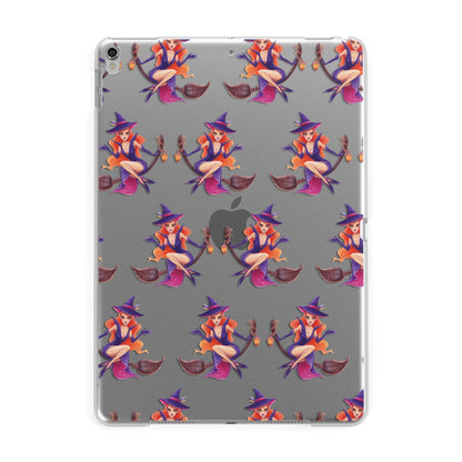 Halloween Witch Apple iPad Silver Case