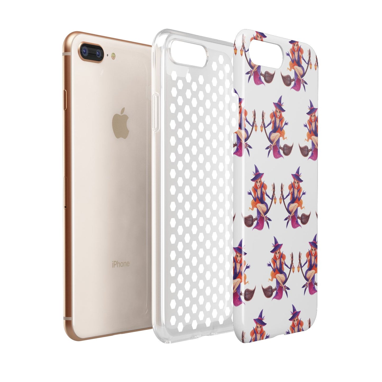 Halloween Witch Apple iPhone 7 8 Plus 3D Tough Case Expanded View