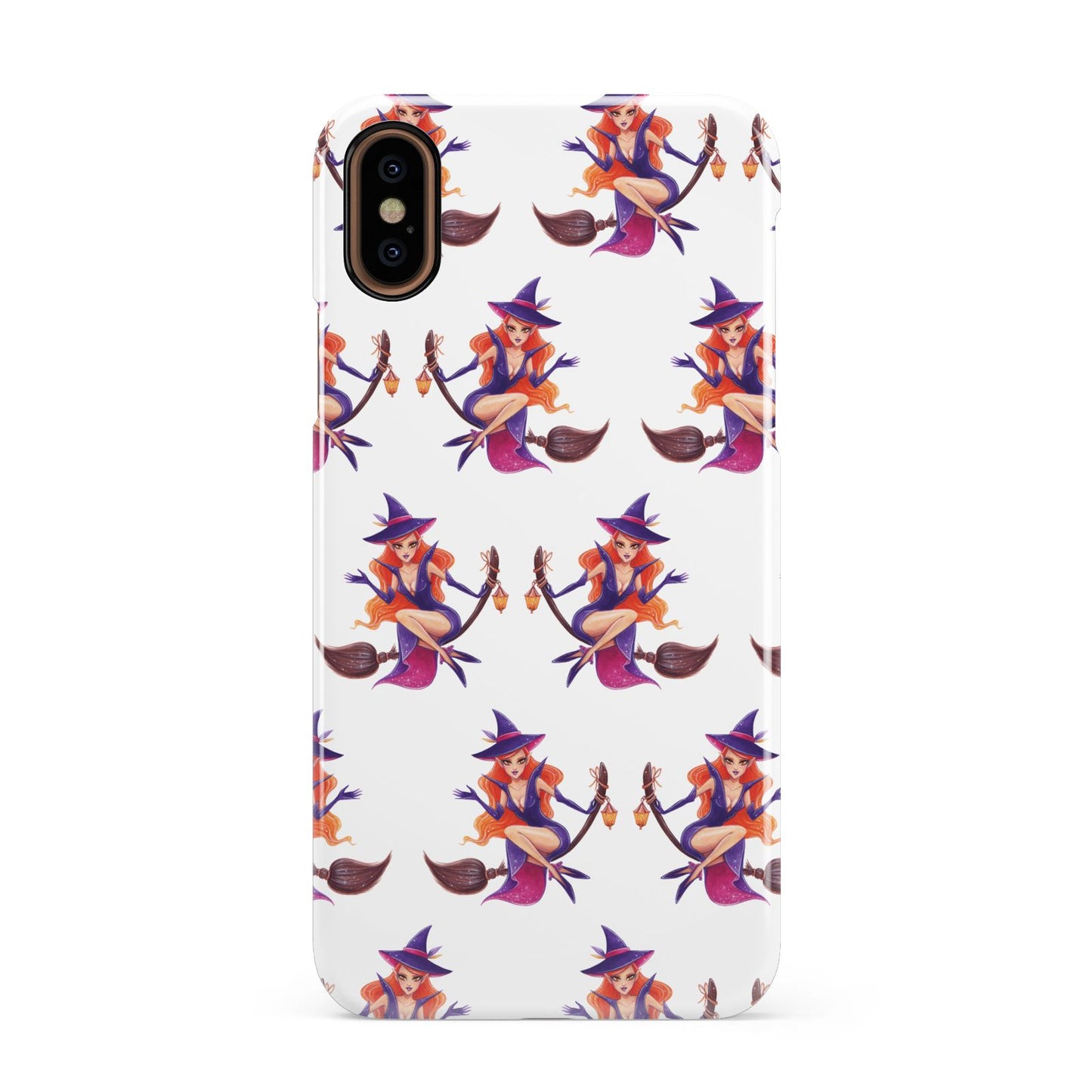 Halloween Witch Apple iPhone XS 3D Snap Case