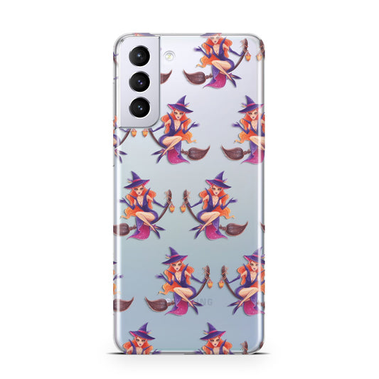 Halloween Witch Samsung S21 Plus Phone Case