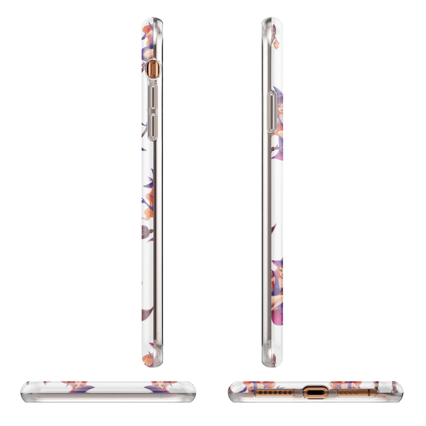 Halloween Witch iPhone 11 Pro Max 3D Tough Case Angle Images