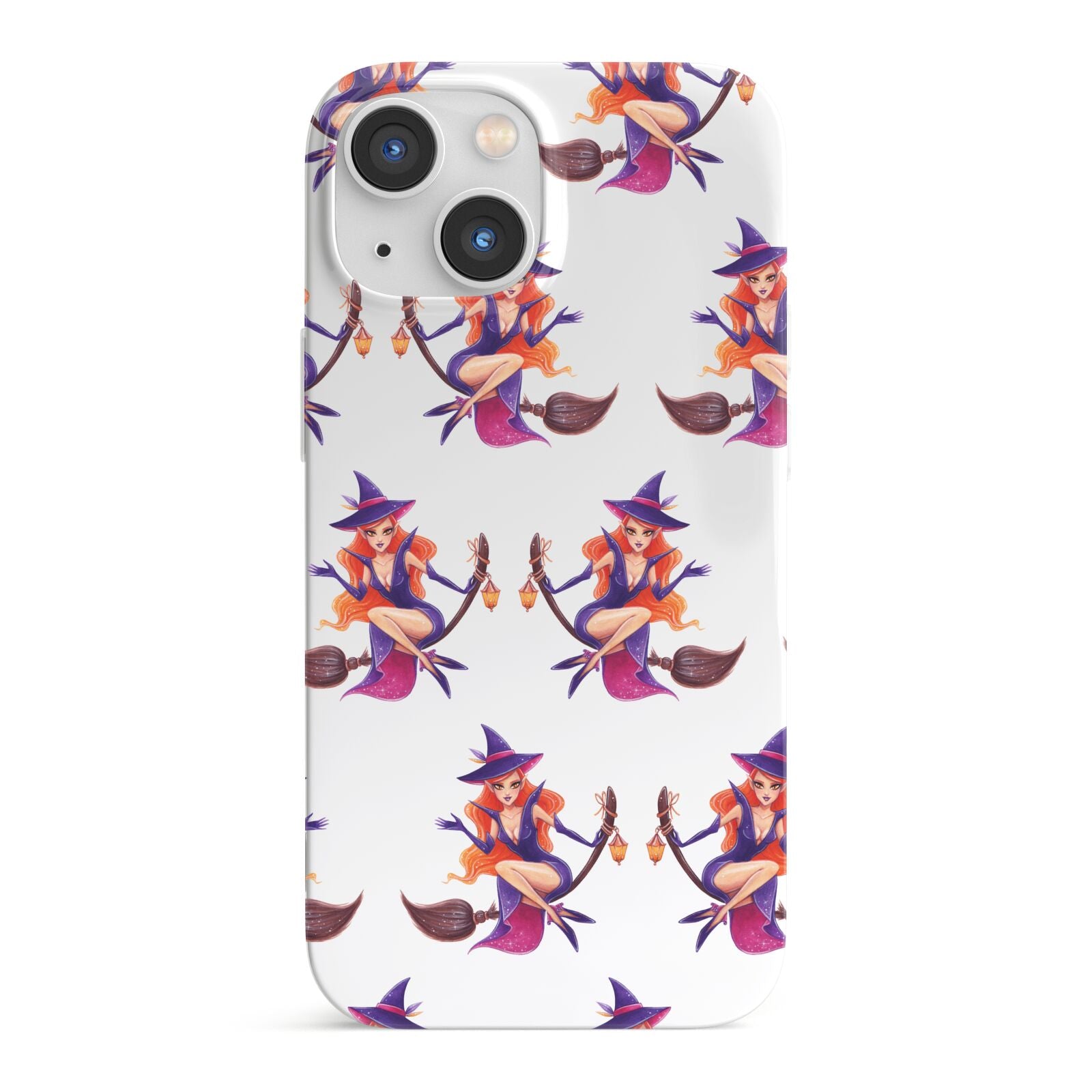 Halloween Witch iPhone 13 Mini Full Wrap 3D Snap Case