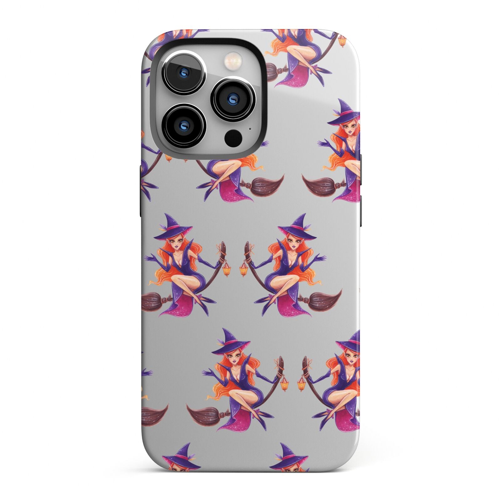 Halloween Witch iPhone 13 Pro Full Wrap 3D Tough Case