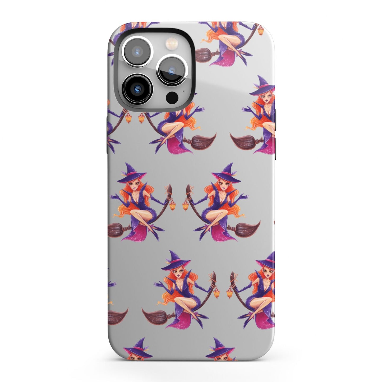 Halloween Witch iPhone 13 Pro Max Full Wrap 3D Tough Case