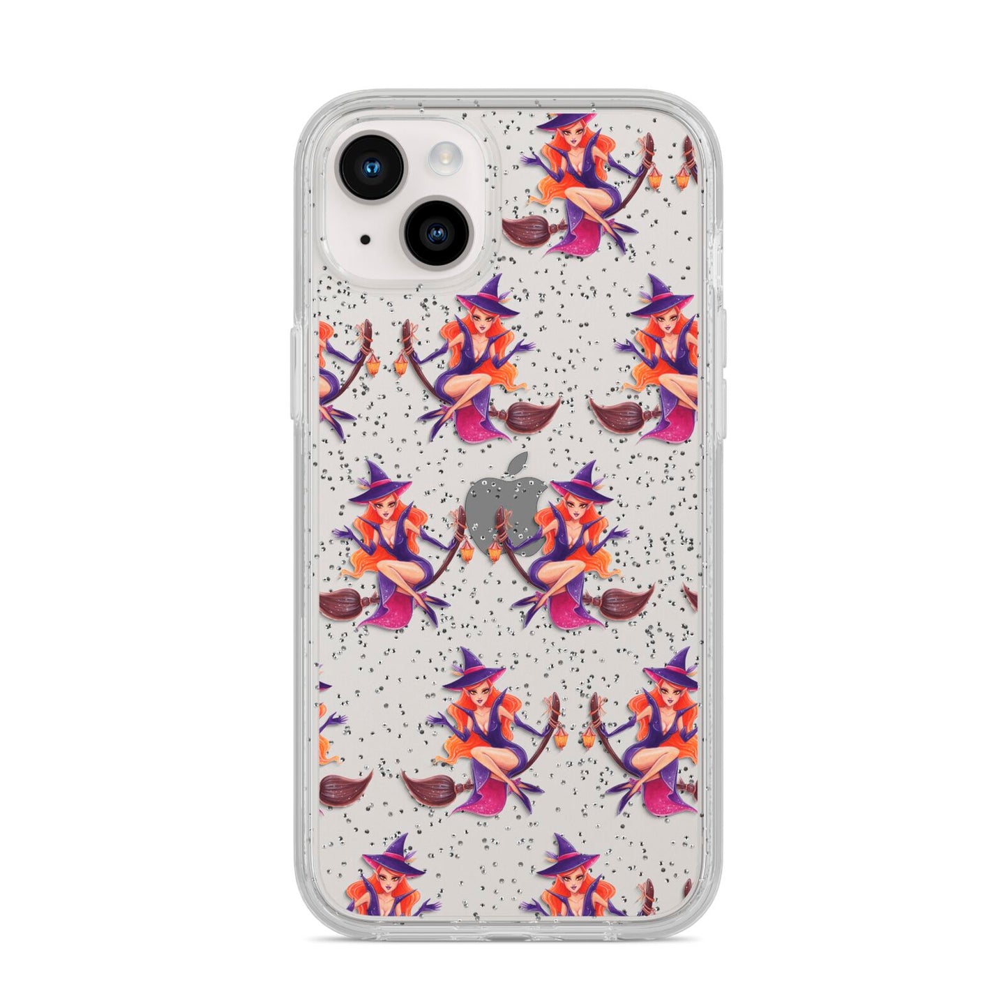 Halloween Witch iPhone 14 Plus Glitter Tough Case Starlight