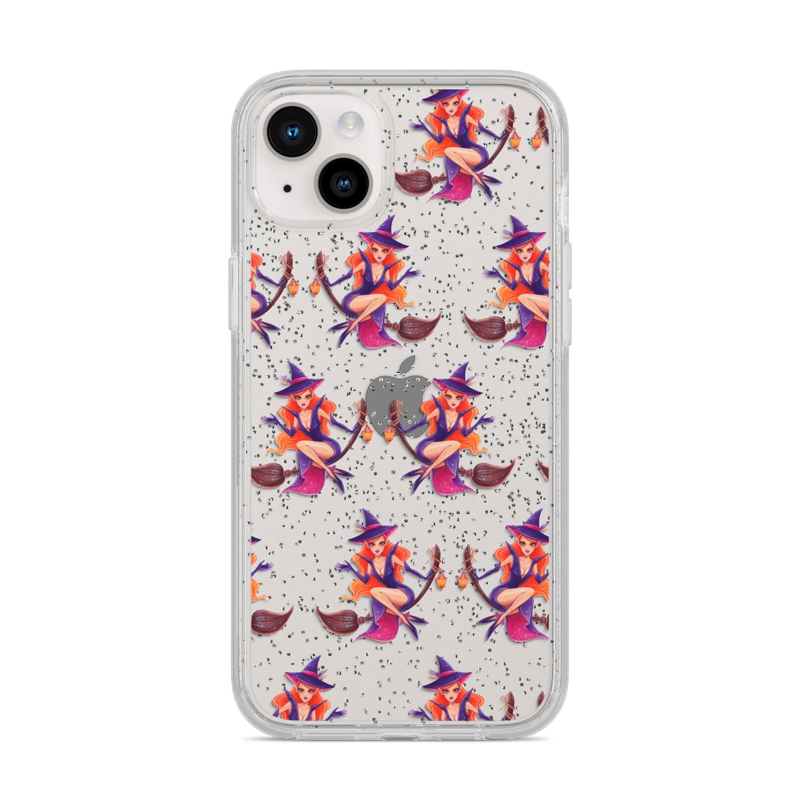 Halloween Witch iPhone 14 Plus Glitter Tough Case Starlight