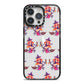 Halloween Witch iPhone 14 Pro Max Black Impact Case on Silver phone
