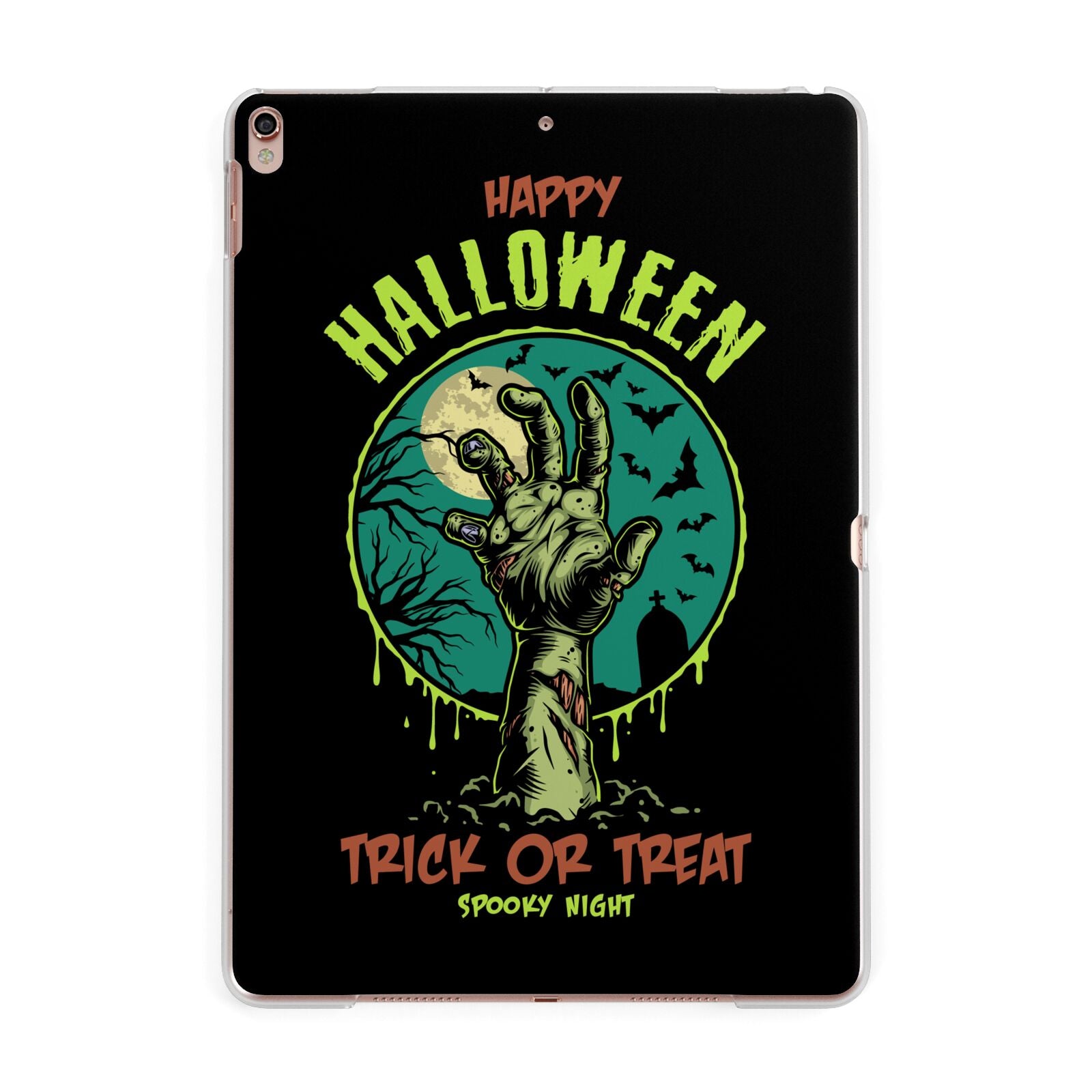 Halloween Zombie Hand Apple iPad Rose Gold Case