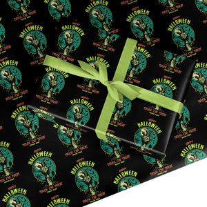 Halloween Zombie Hand Wrapping Paper