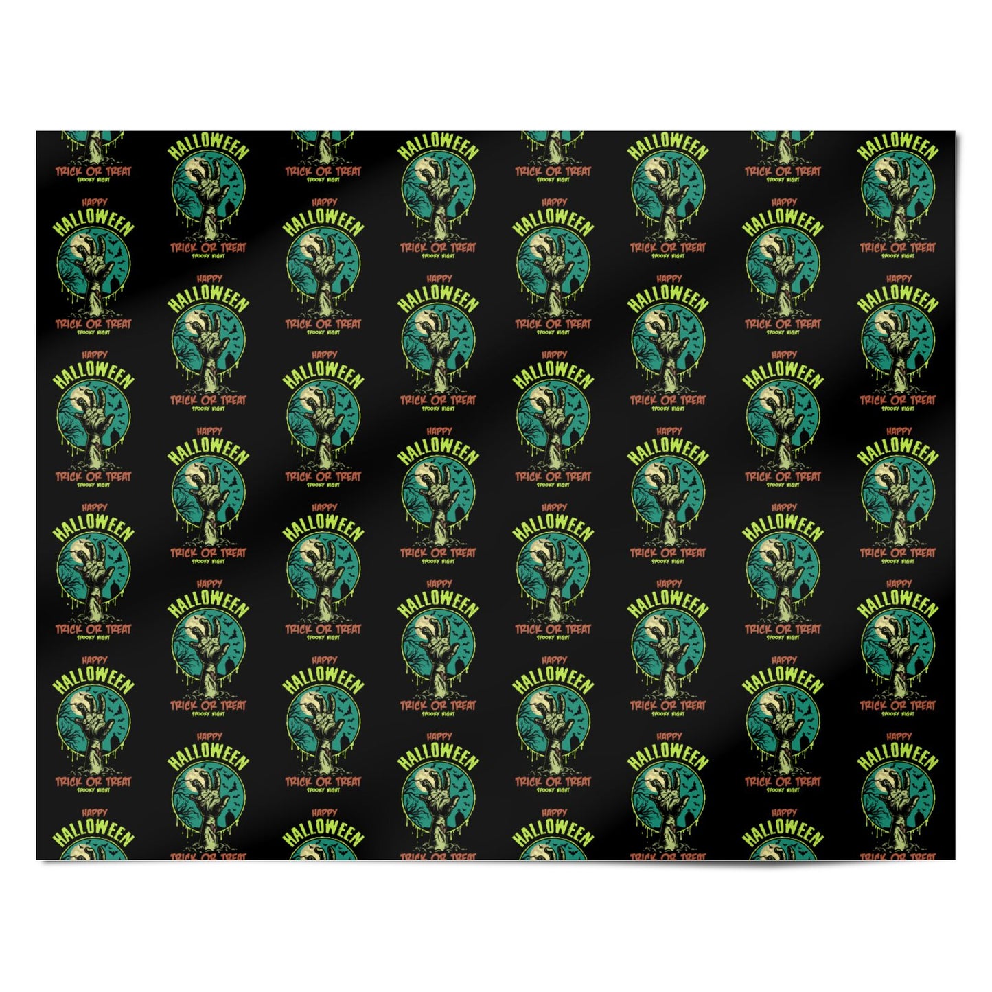 Halloween Zombie Hand Personalised Wrapping Paper Alternative