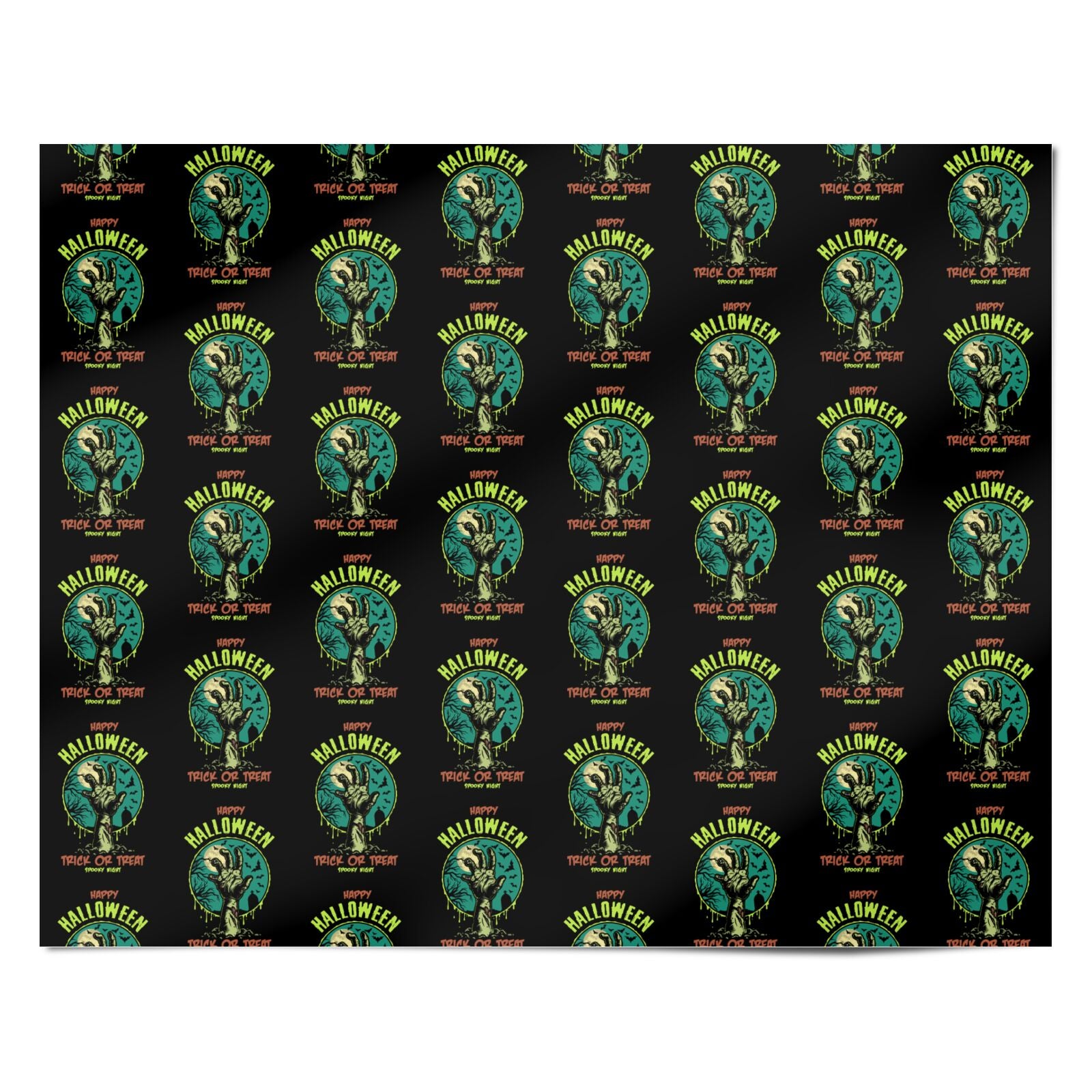 Halloween Zombie Hand Personalised Wrapping Paper Alternative