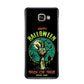 Halloween Zombie Hand Samsung Galaxy A3 2016 Case on gold phone