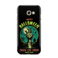 Halloween Zombie Hand Samsung Galaxy A5 2017 Case on gold phone