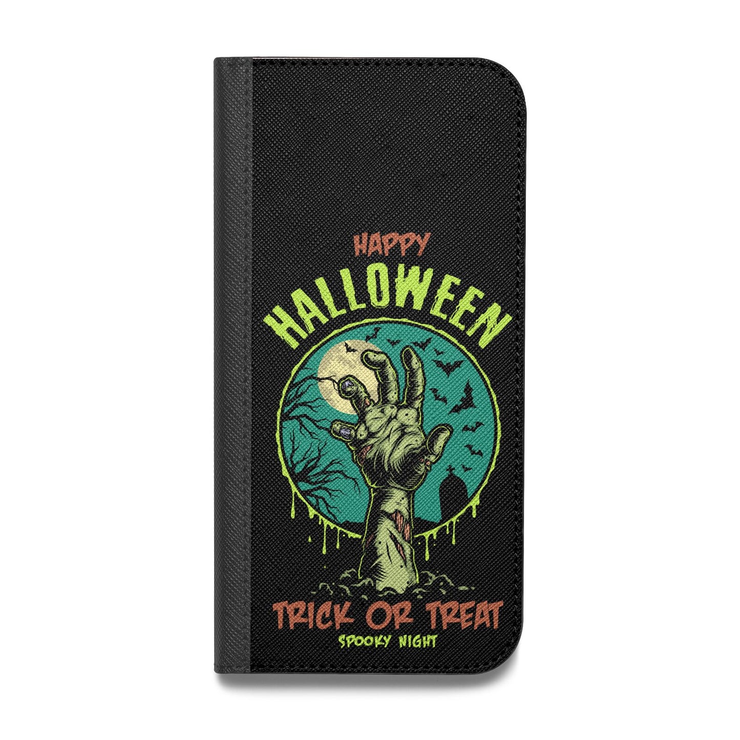 Halloween Zombie Hand Vegan Leather Flip Samsung Case