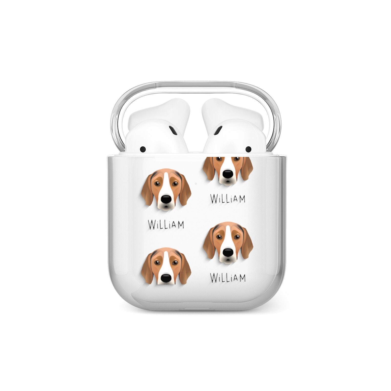 Hamiltonstovare Icon with Name AirPods Case