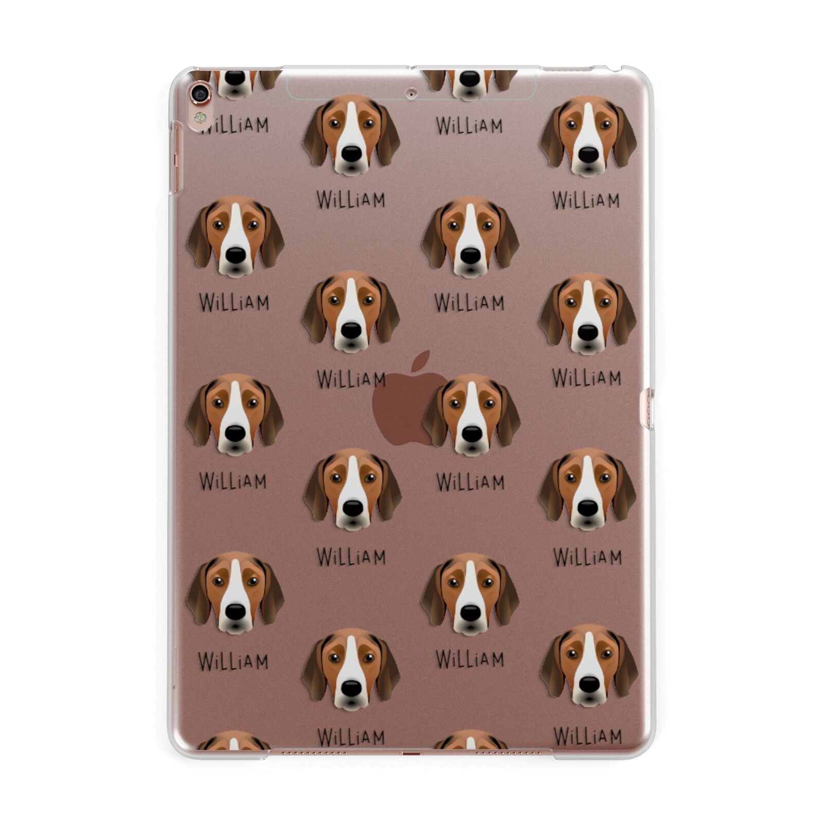 Hamiltonstovare Icon with Name Apple iPad Rose Gold Case