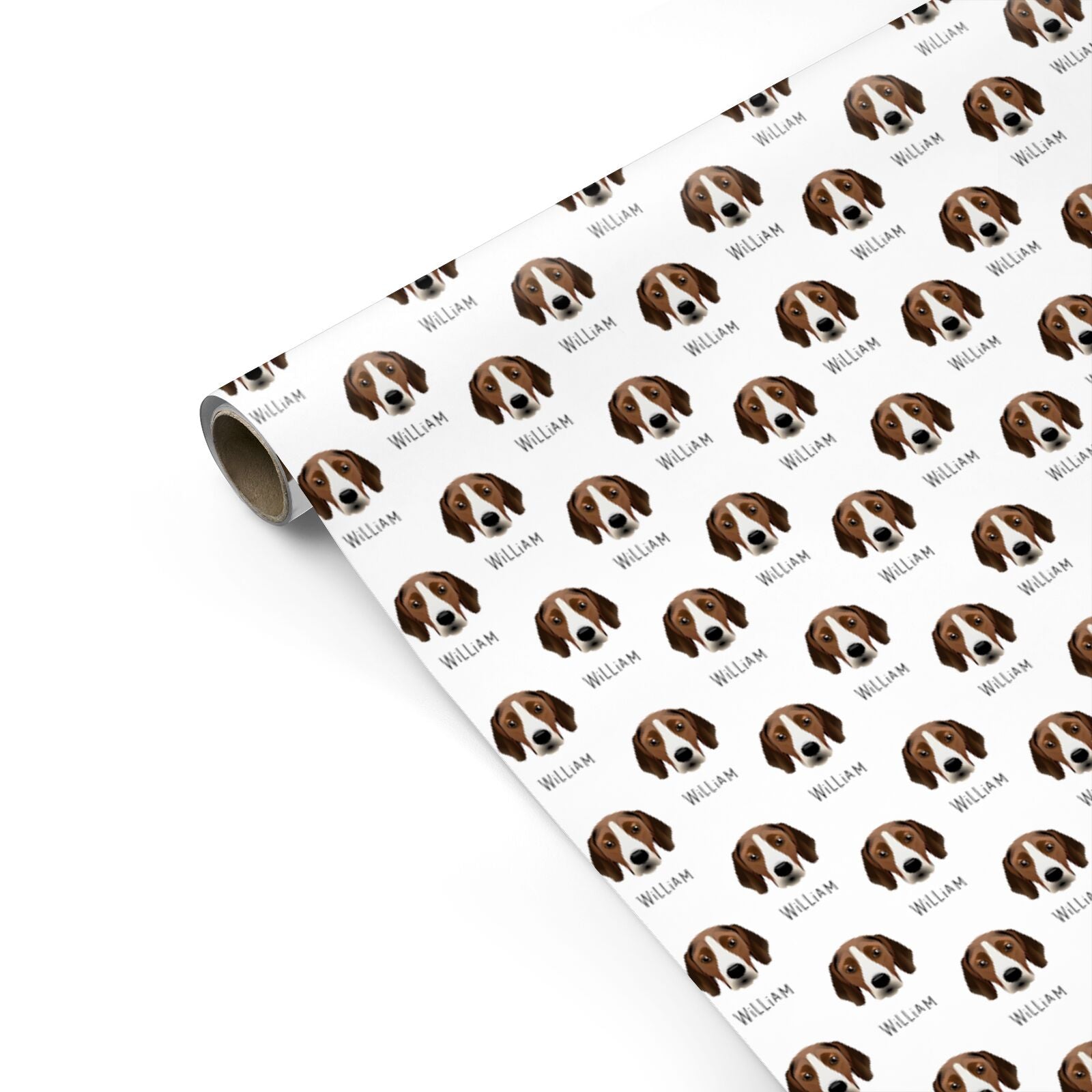 Hamiltonstovare Icon with Name Personalised Gift Wrap