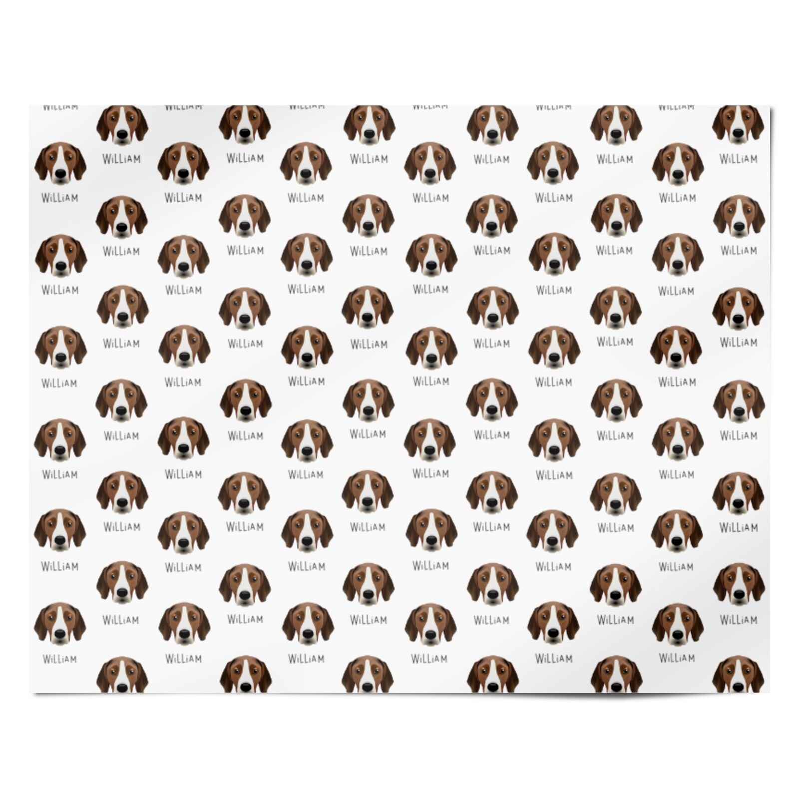 Hamiltonstovare Icon with Name Personalised Wrapping Paper Alternative