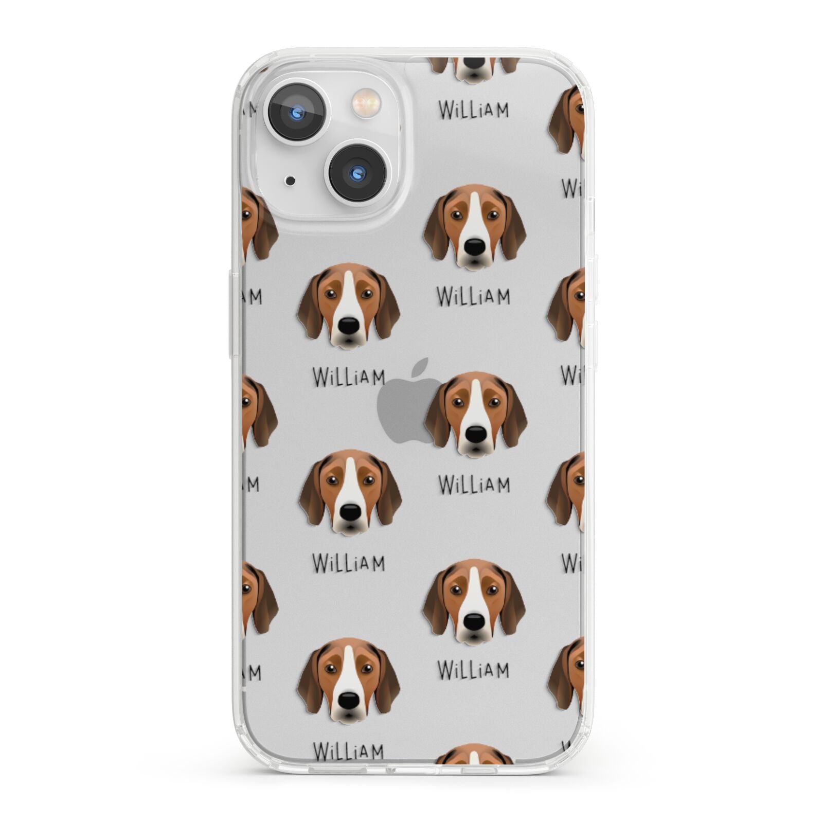 Hamiltonstovare Icon with Name iPhone 13 Clear Bumper Case