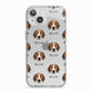 Hamiltonstovare Icon with Name iPhone 13 TPU Impact Case with White Edges