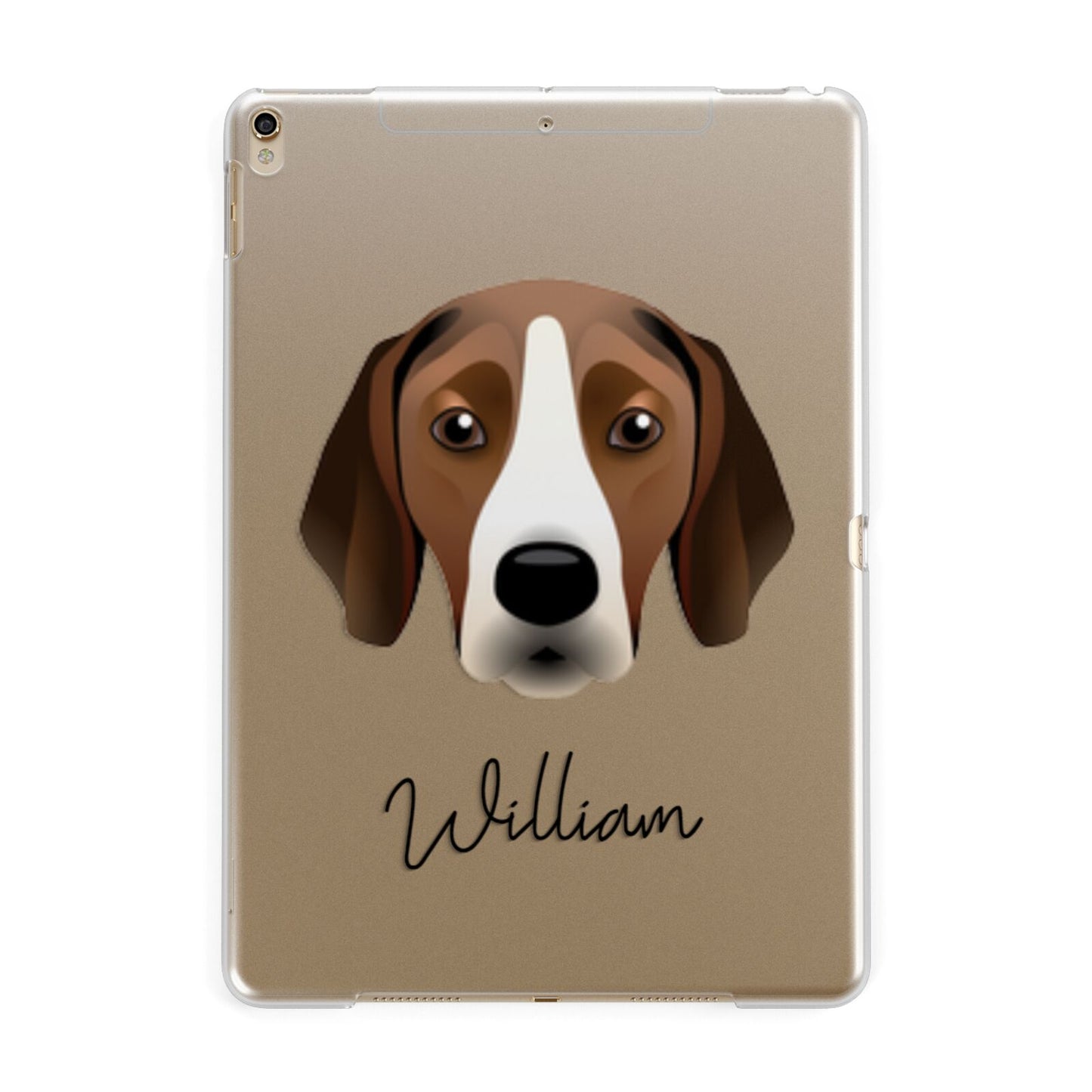 Hamiltonstovare Personalised Apple iPad Gold Case