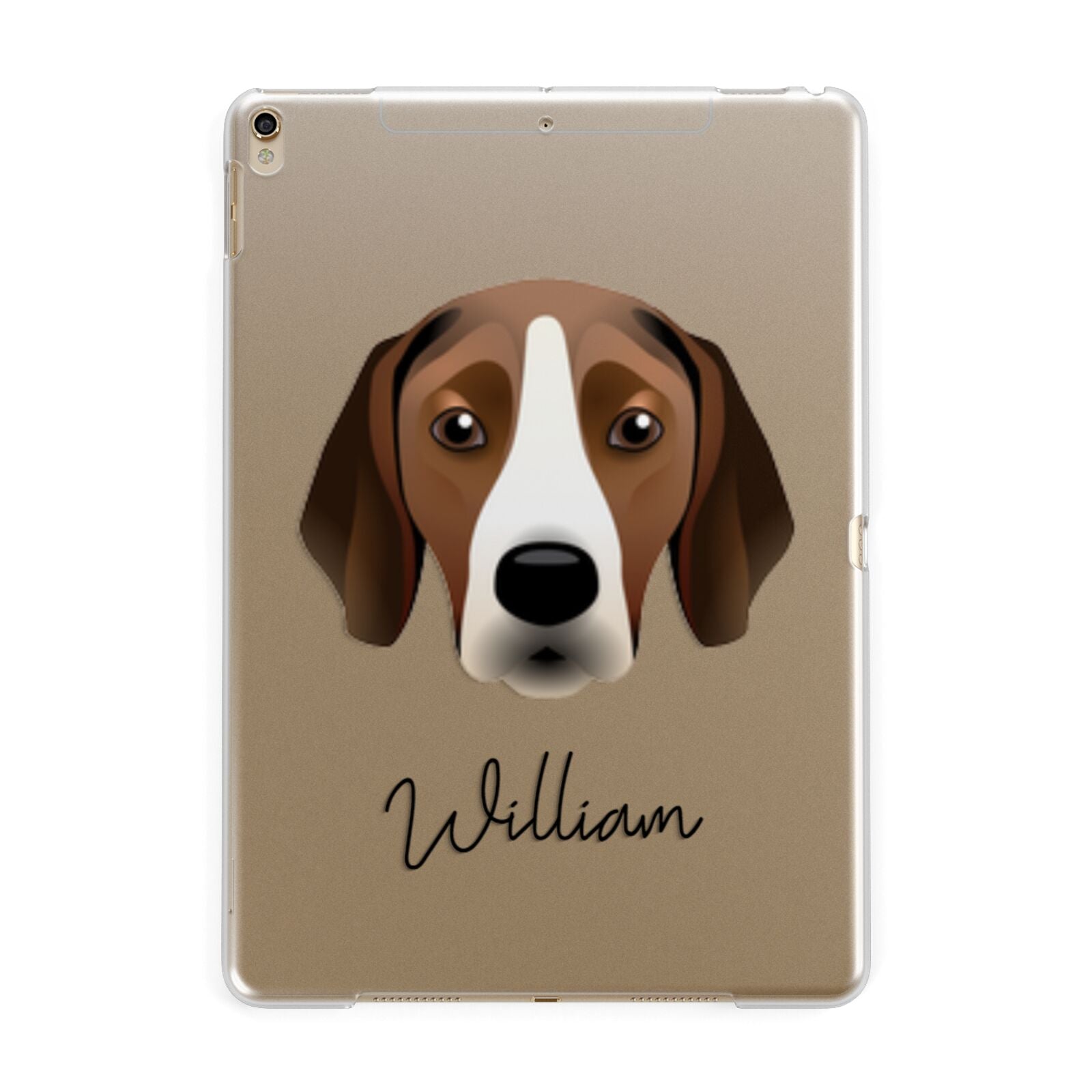 Hamiltonstovare Personalised Apple iPad Gold Case