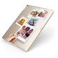 Hand Holding Photo Montage Upload Apple iPad Case on Gold iPad Side View