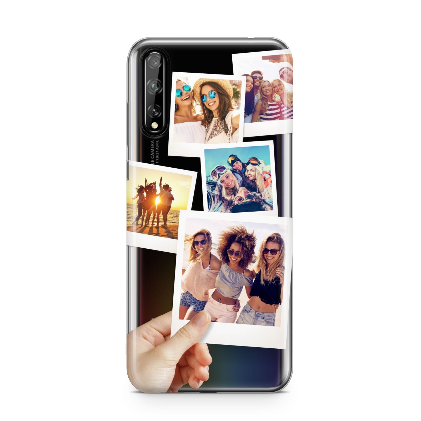 Hand Holding Photo Montage Upload Huawei Enjoy 10s Phone Case