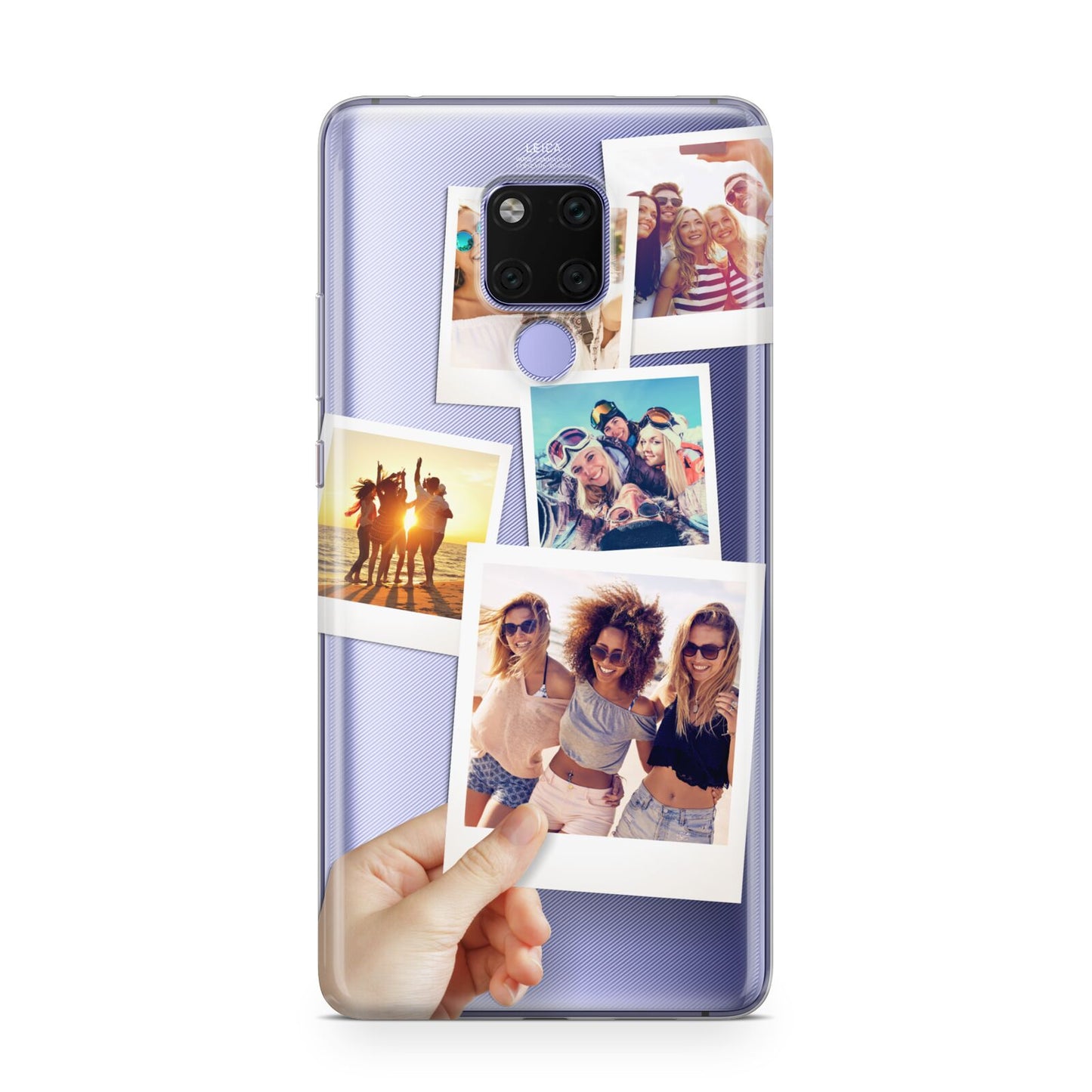 Hand Holding Photo Montage Upload Huawei Mate 20X Phone Case