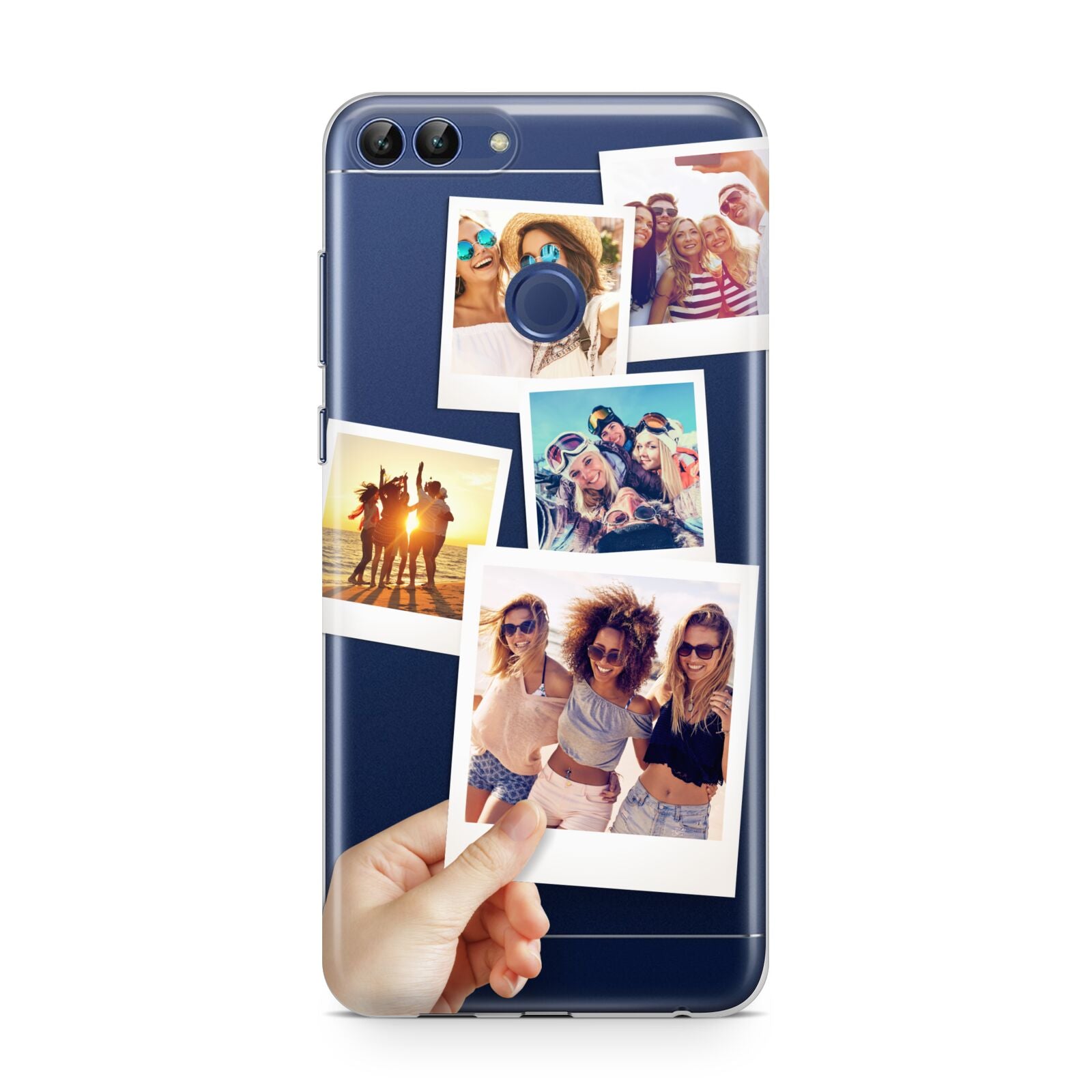 Hand Holding Photo Montage Upload Huawei P Smart Case