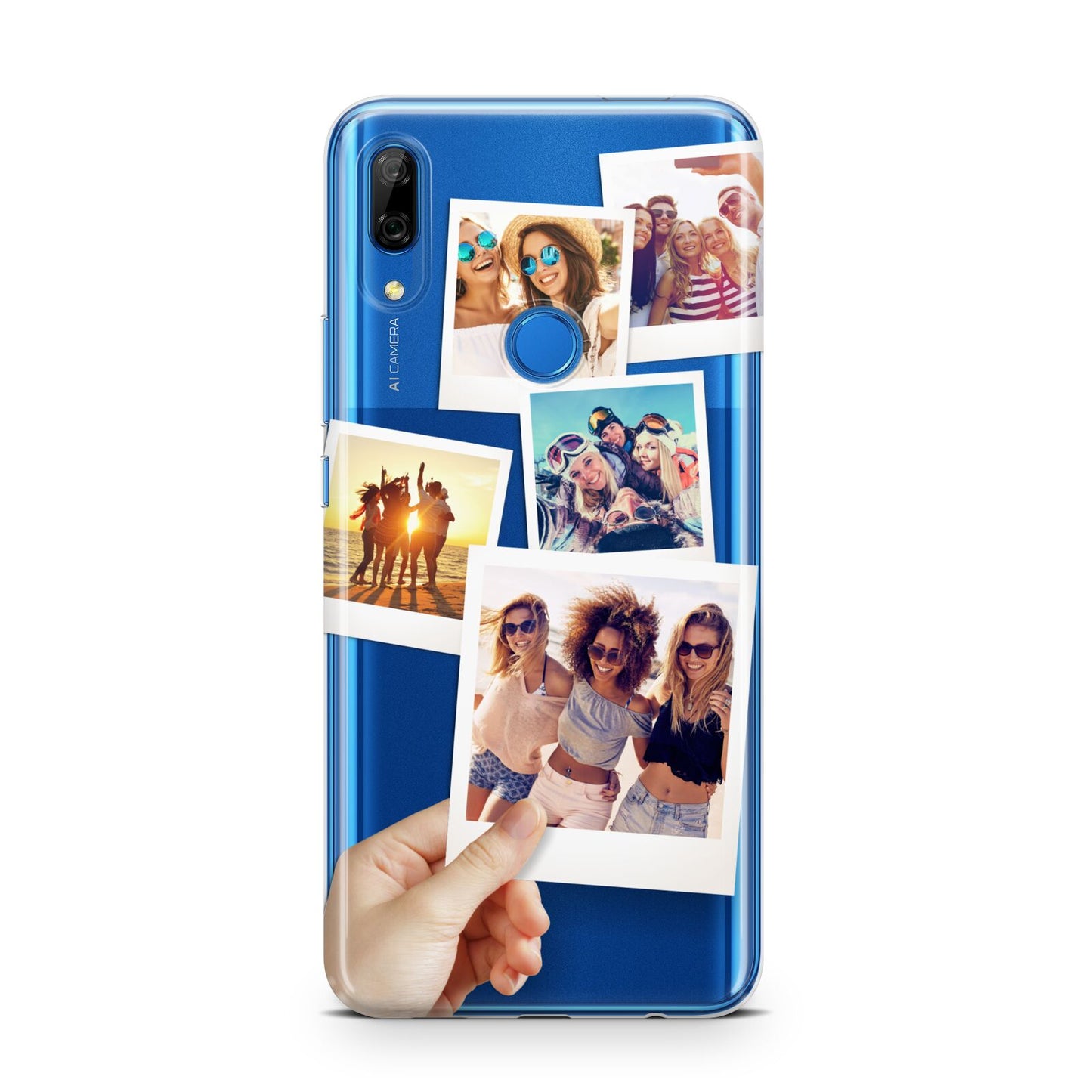 Hand Holding Photo Montage Upload Huawei P Smart Z
